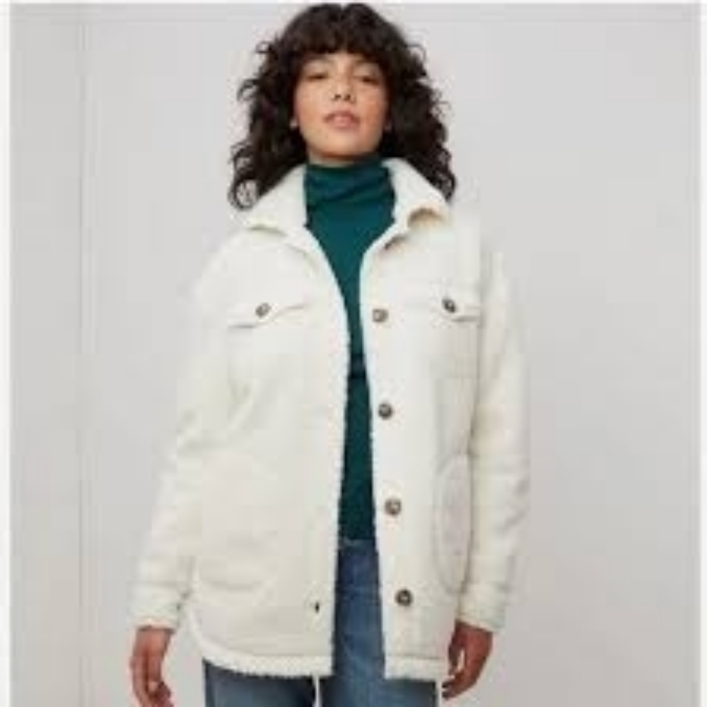 NWT Up West Sherpa Shacket
